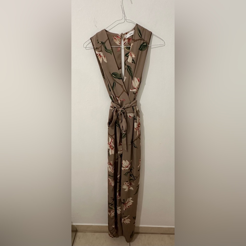 Mango Long Jumpsuit size US XXS- flower design